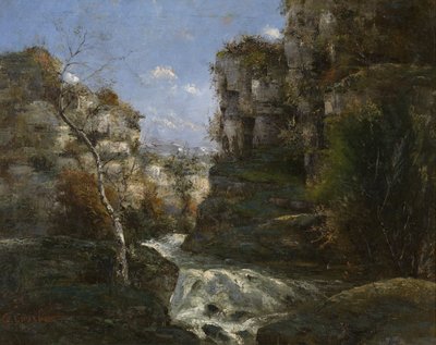 Rocks Near Ornans by Gustave Courbet